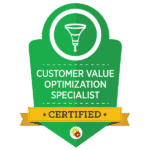 Customer Value Optimization Specialist certification badge