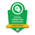 Certified Digital Marketing Strategist badge
