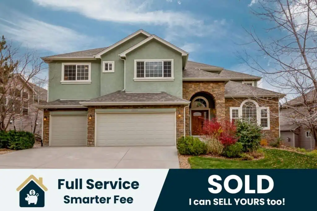 Sold two-story house with three-car garage